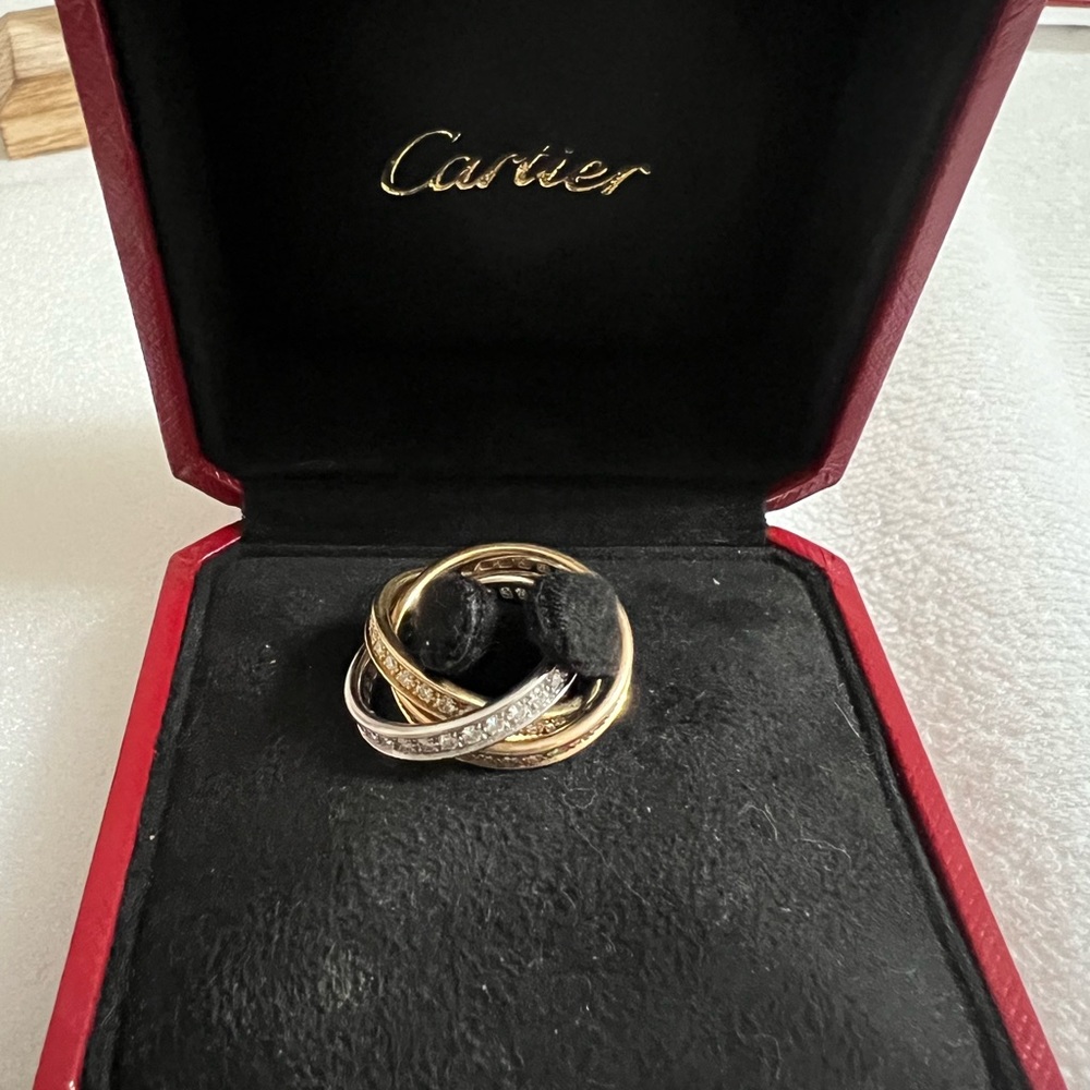 Cartier Diamond Trinity Ring - Picture 2 of 15